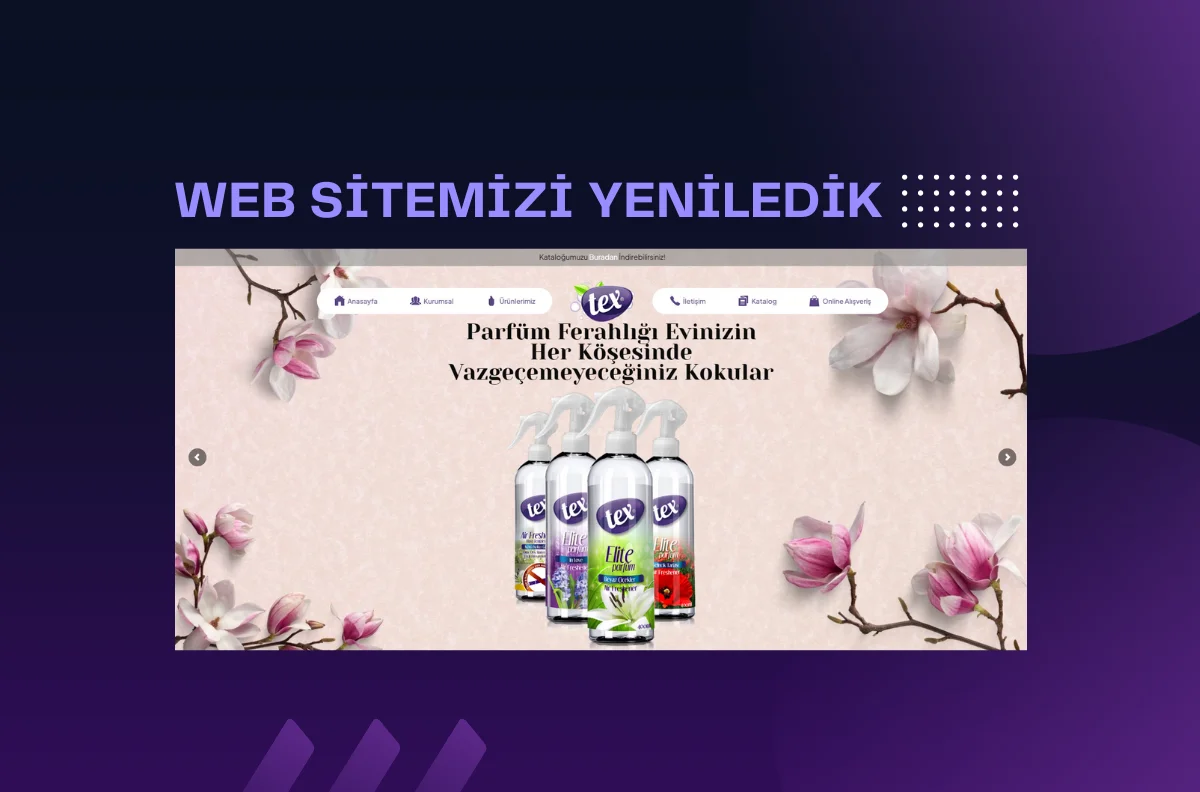 Web sitemiz yenilendi Web sitemiz yenilendi